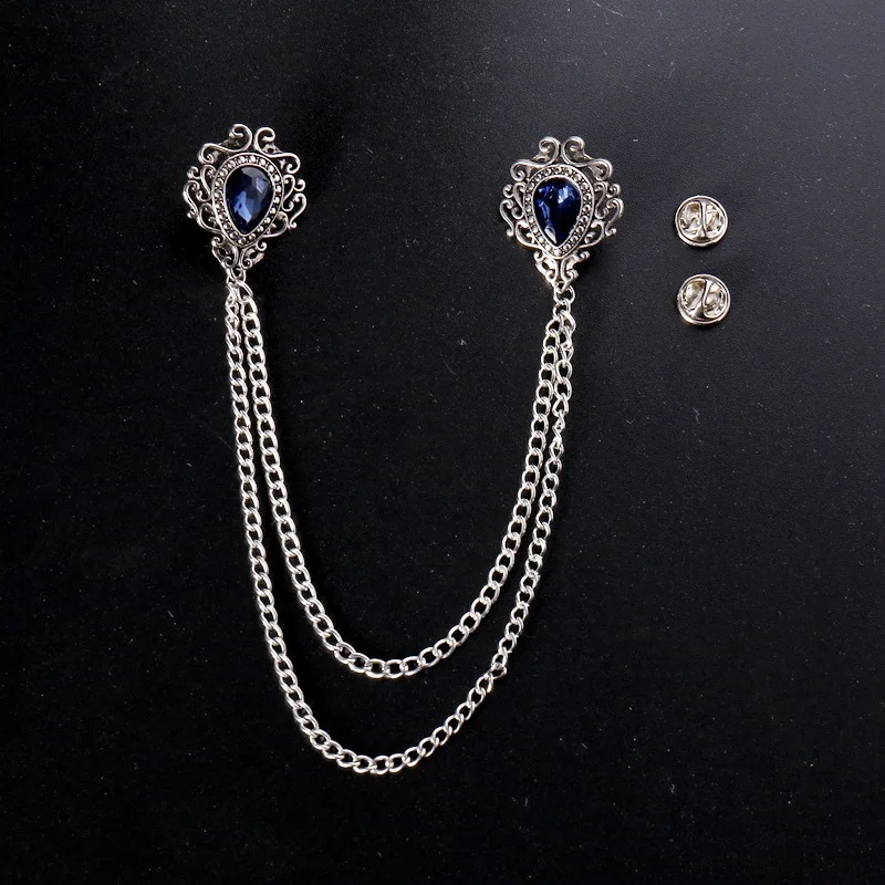 Vintage Fashion Accessories - Elegant Vintage Alloy Rhinestone Large Brooch