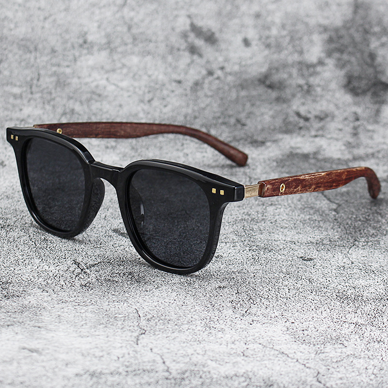 Vintage Fashion Girl - Trendy Men Vintage Wooden Frame Sunglasses