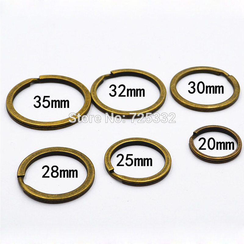 Vintage Fashion Photos - 100pcs DIY Key Ring Metal Vintage