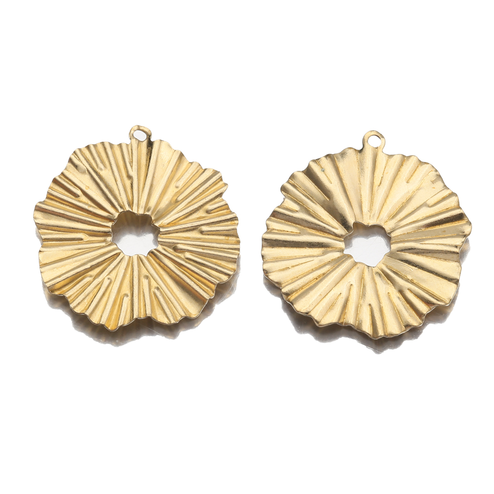 20pcs/Lot Brass Sun Flowers Ch - огляд і ціна Vintage Fashion Earrings