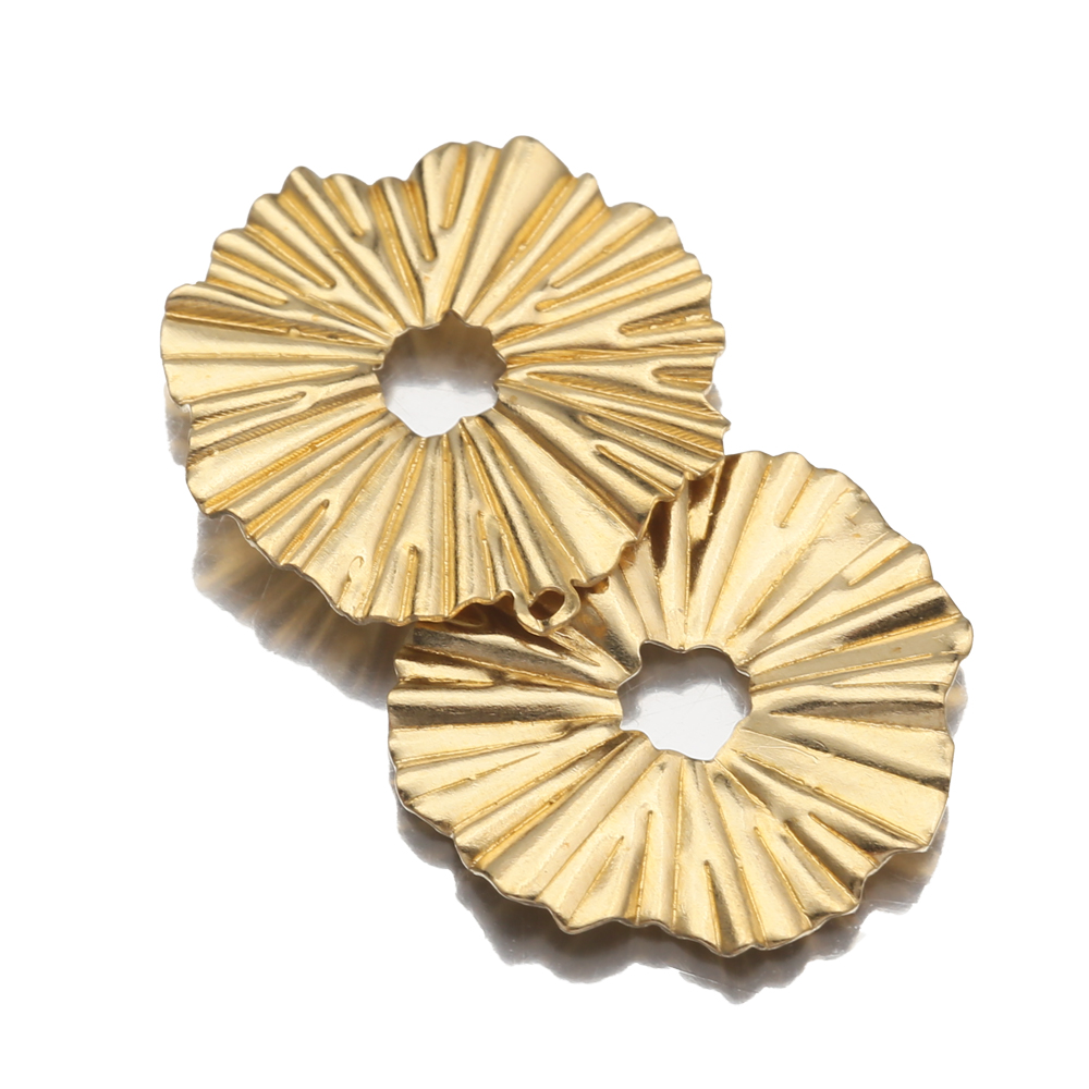 20pcs/Lot Brass Sun Flowers Ch - огляд і ціна Vintage Fashion Earrings