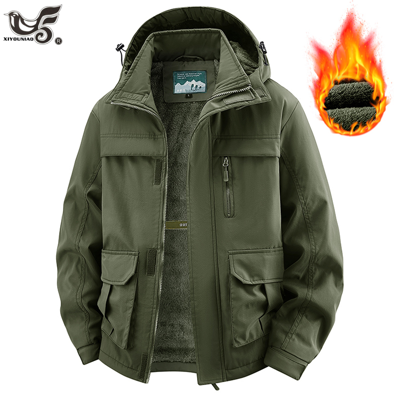 winter jacket man with hood fl - огляд і ціна Varsity Jacket Wool