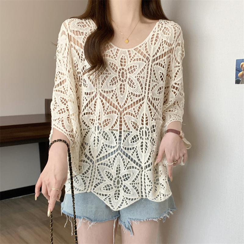 Crochet Lace Top Women Sheer O - огляд і ціна Crochet Top Boho