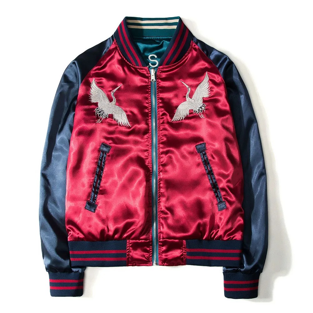 Reversible Baseball Jacket Men - огляд і ціна Varsity Jacket Wool