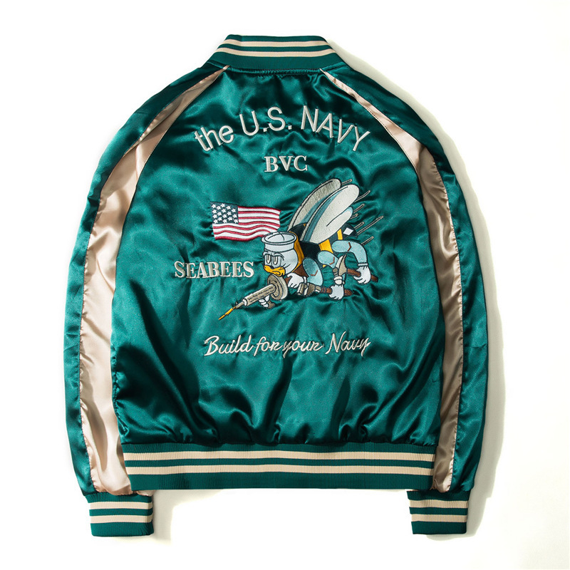 Reversible Baseball Jacket Men - огляд і ціна Varsity Jacket Wool