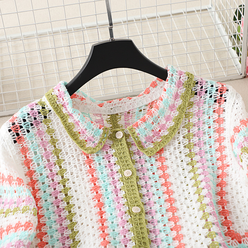 Button Up Crochet Shirt for Wo - огляд і ціна Crochet Top Boho