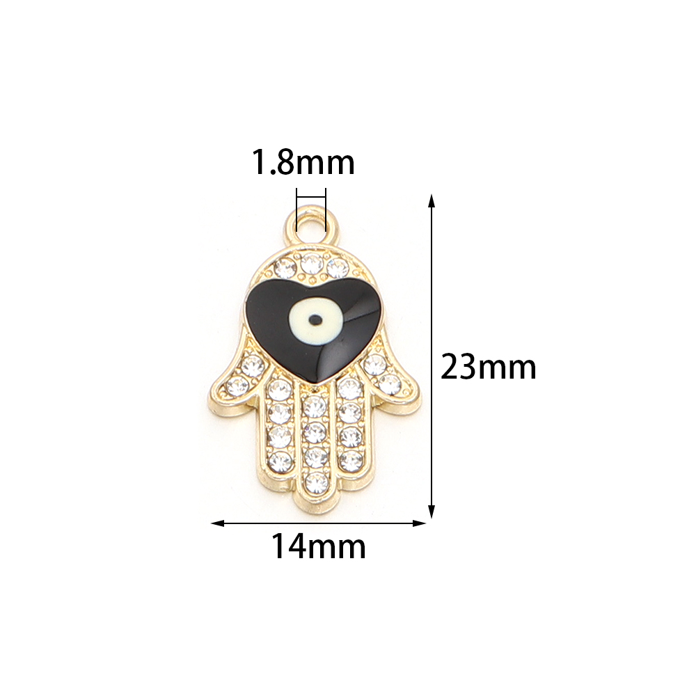 10Pcs/Lot Hand Shape with Crys - огляд і ціна Vintage Fashion Earrings