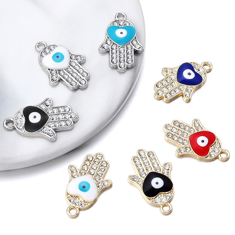 10Pcs/Lot Hand Shape with Crys - огляд і ціна Vintage Fashion Earrings