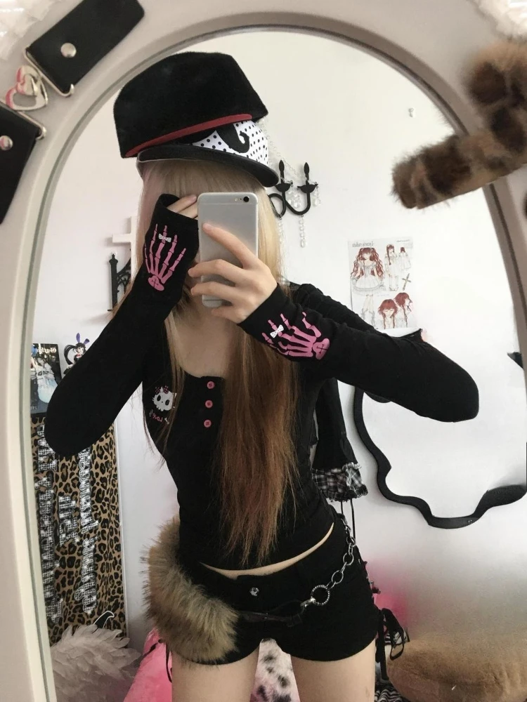 Y2K Vintage Cartoon Print T-Sh - огляд і ціна Vintage Fashion Women