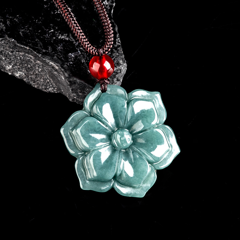 Burmese Jadeite Flower Pendant - огляд і ціна Vintage Fashion Accessories