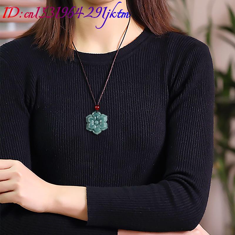 Burmese Jadeite Flower Pendant - огляд і ціна Vintage Fashion Accessories