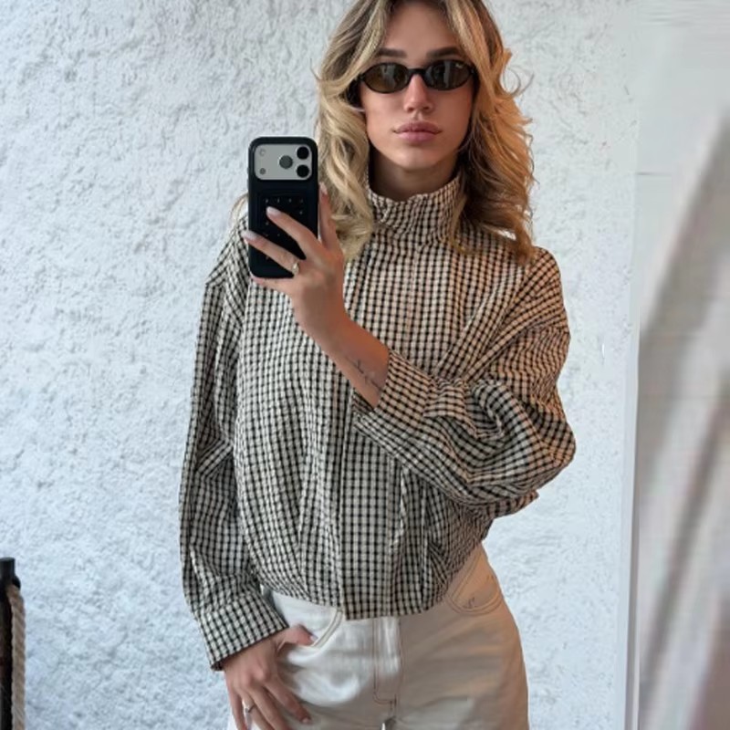 Plaid Bomber Jacket Women Demi - огляд і ціна Varsity Jacket Wool
