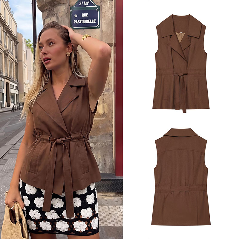 Guobioziy Women's Linen Vest 2 - огляд і ціна Vintage Fashion Collection