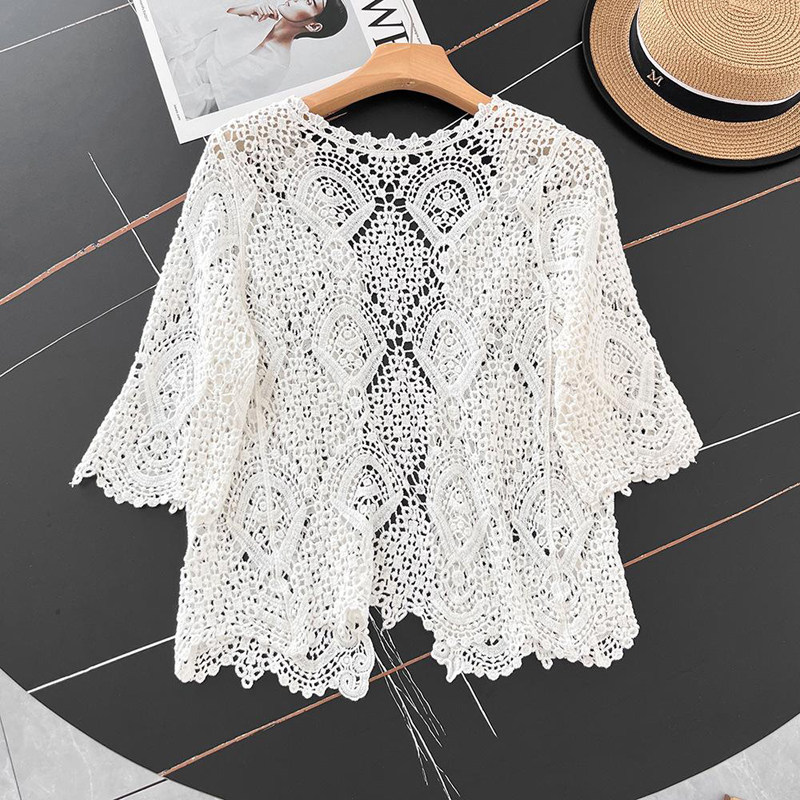 Open Front Crochet Knitted Car - огляд і ціна Crochet Top Boho