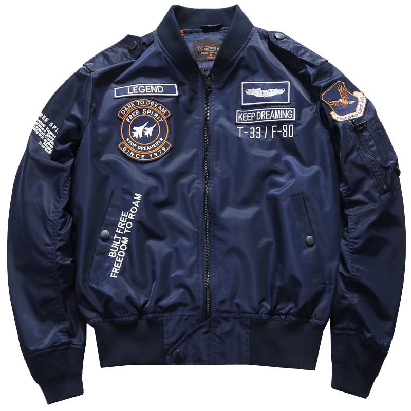 Men's Spring Tactical Army MA- - огляд і ціна Varsity Jacket Wool