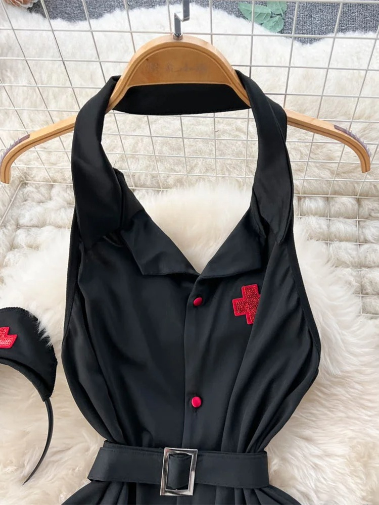 Erotic Fashion Sexy Halter Lin - огляд і ціна Vintage Fashion Women