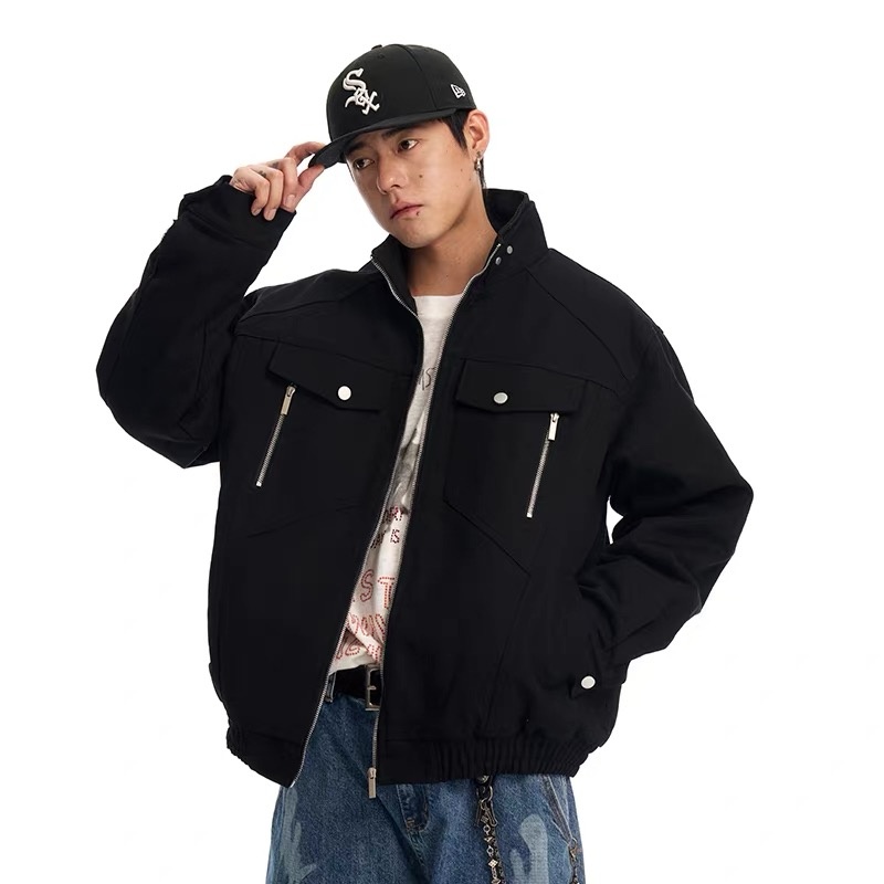 Men'S Winter Jacket Coats Mens - огляд і ціна Varsity Jacket Wool