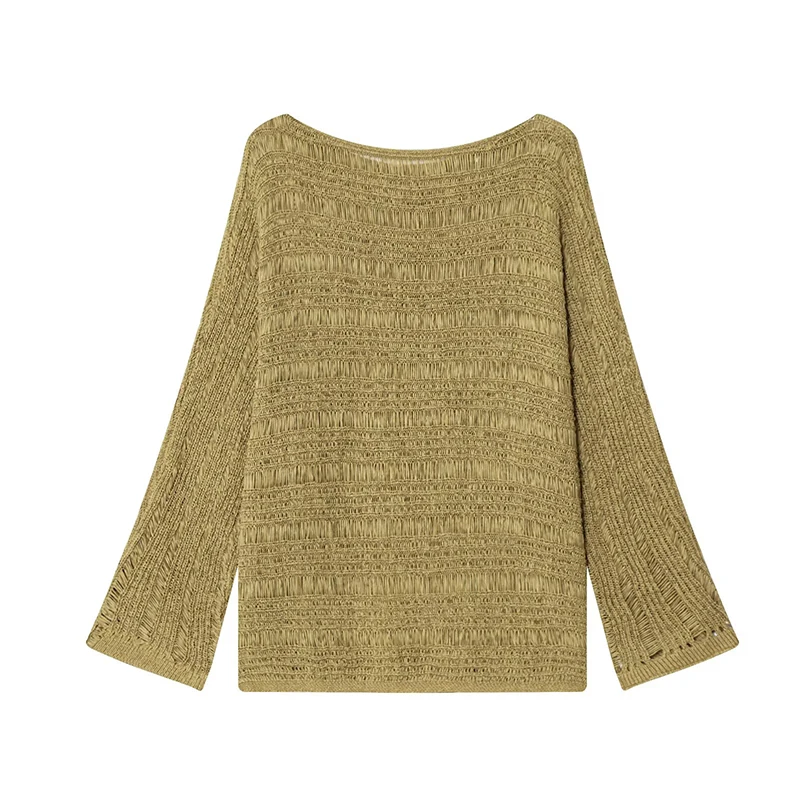 Vintage Boat Neck Knit Sweater - огляд і ціна Vintage Fashion Women