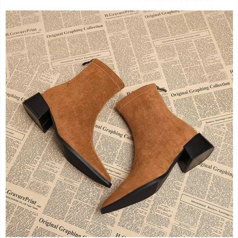 New Low Heel Women Mordern Ank - огляд і ціна Vintage Fashion Girl