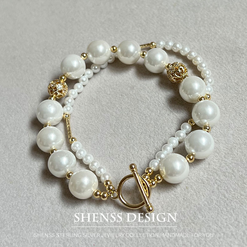 Double layer imitation pearl c - огляд і ціна Vintage Fashion Photos