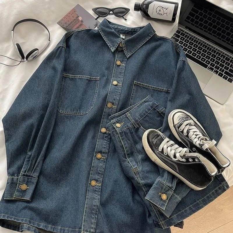 Y2K Denim Skirt Set: Vintage J - огляд і ціна Vintage Fashion Jacket