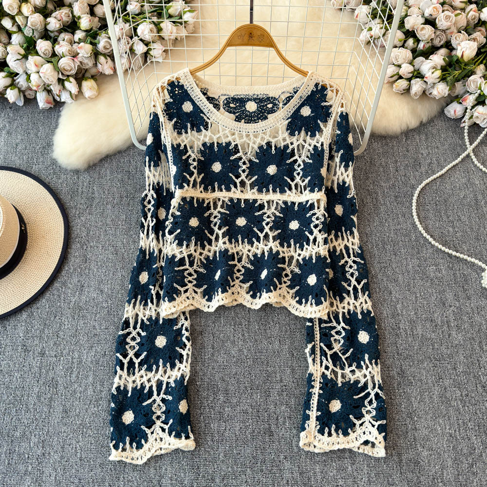 Floral Crochet Top for Women L - огляд і ціна Crochet Top Boho