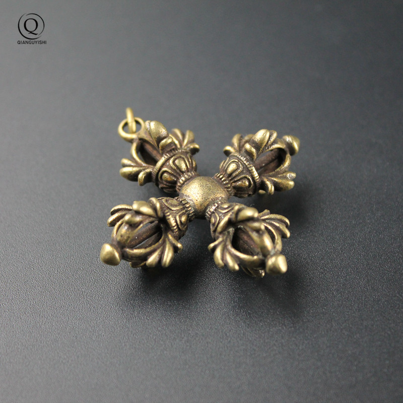 Copper Buddhism Dorje Cross Va - огляд і ціна Vintage Fashion Collection
