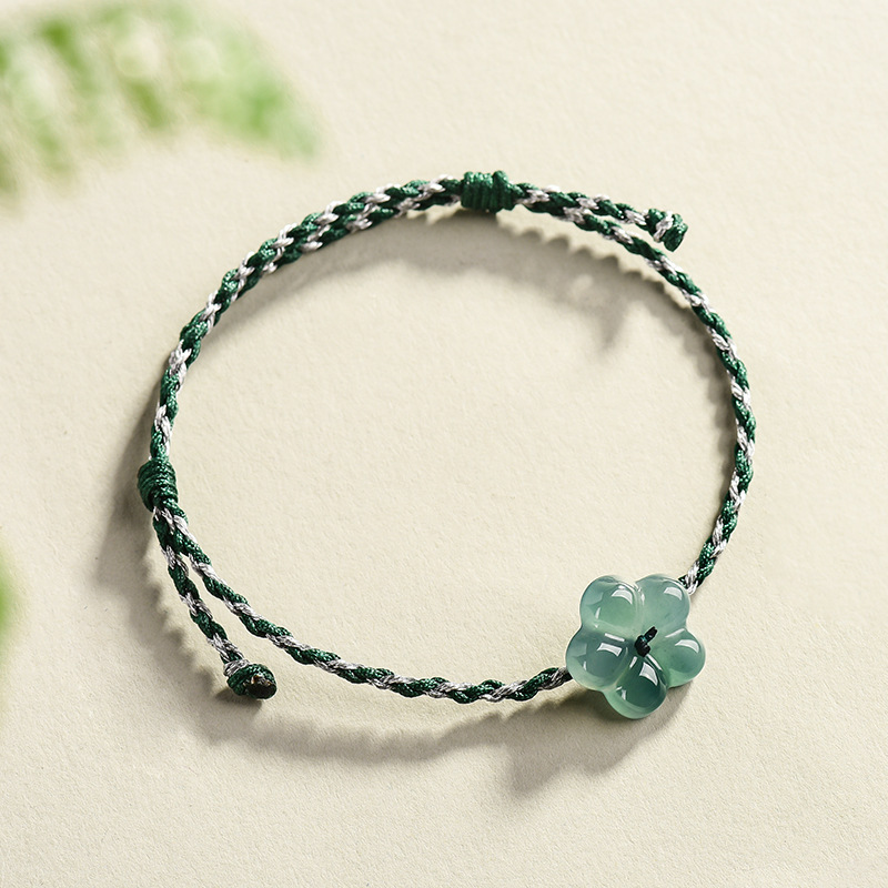 Burmese Jadeite Flower Bracele - огляд і ціна Vintage Fashion Women