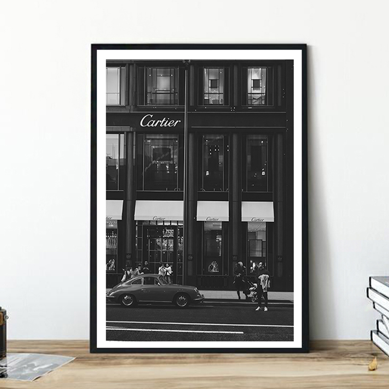 European Street Canvas Paintin - огляд і ціна Vintage Fashion Photos