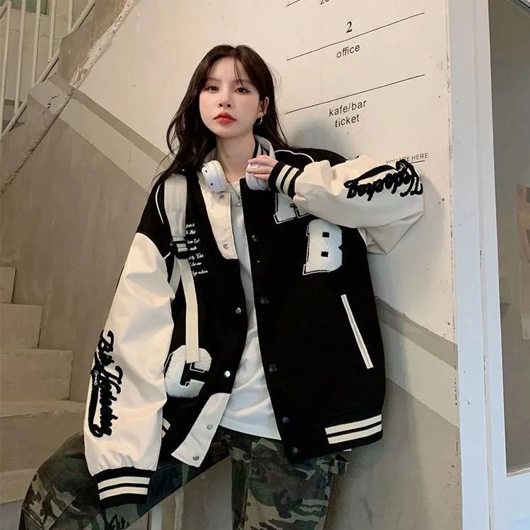 Y2k Lamb Wool Bomber Jacket Fe - огляд і ціна Varsity Jacket Wool