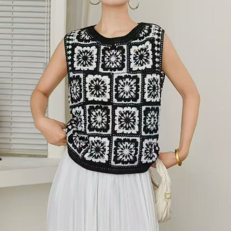 Granny Square Crochet Top Slee - огляд і ціна Crochet Top Boho