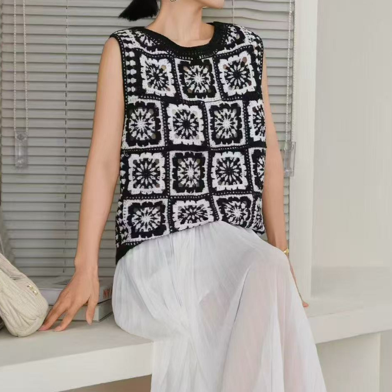 Granny Square Crochet Top Slee - огляд і ціна Crochet Top Boho