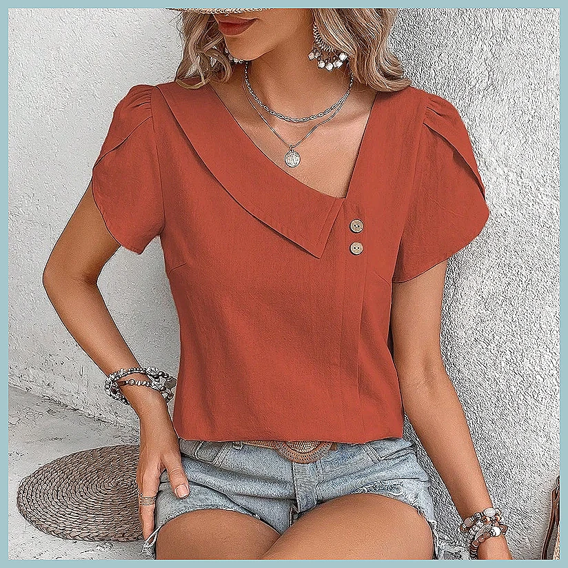 2024 Summer Vintage Solid Colo - огляд і ціна Vintage Fashion Women